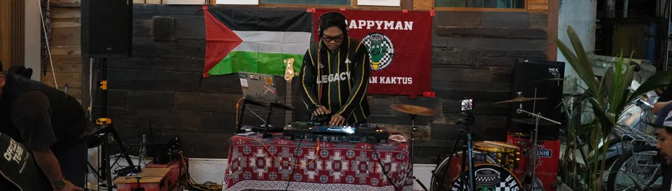 DJ set after the ride